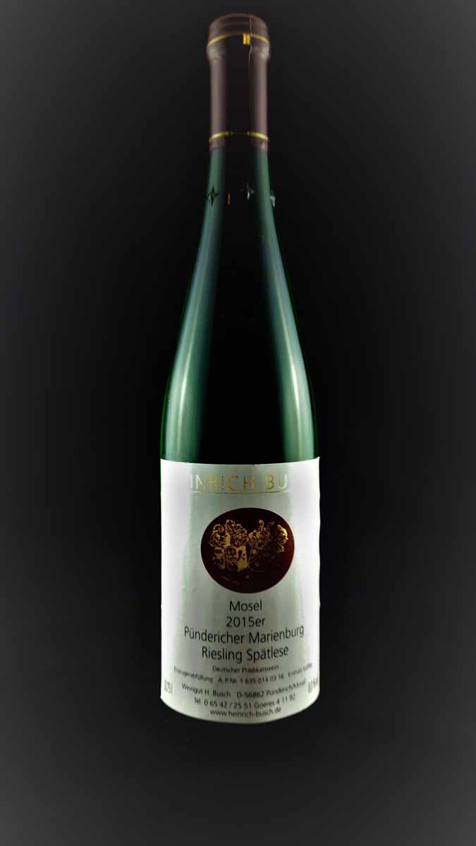 ​Pündericher Marienburg Riesling Spätlese Mosel, 2015