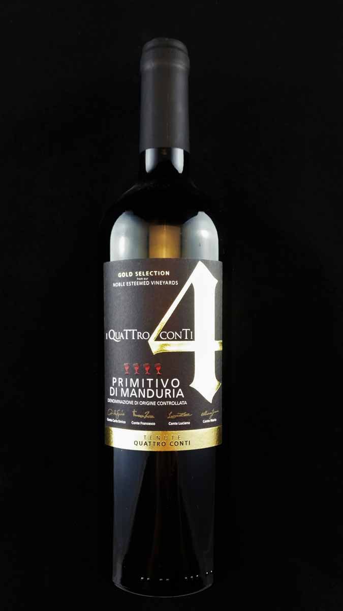 Primitivo di Manduria Quattro Conti Gold Selection